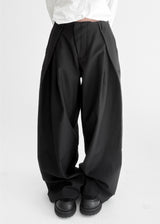  ANGLE LINE WIDE SLACKS