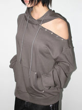 CUTTING EYELET HOODIE
