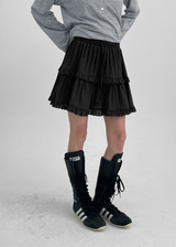 [MADE] Frete Frill Mini Skirt Pants