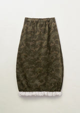 カモバルーンジャージースカート (Khaki)