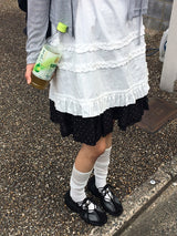 エルン スリム ボタン フード シースルー カーディガン