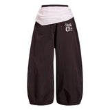 Strap Point Loose Fit Track Pants