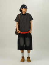 WN Side Snap Bermuda Banding Pants