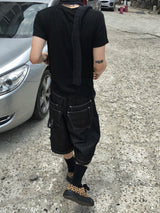 Jane Rop Non-Fade Bermuda Denim Pants 2C