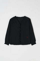 イナフフリルブラウス (black)