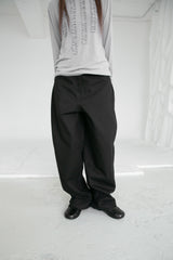 cotton curve balloon pants(2colors)