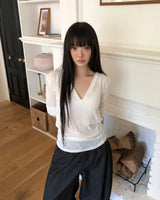 Hanna V-Neck 5-Sleeve T-Shirt