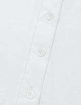 プラケット リブド ティーシャツ(WHITE)