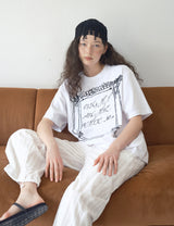 フレイムグラフィックオーバーサイズTシャツ