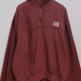 American Flag Fleece Sweat Shirt