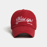 WILD LIFE CAP DARK RED