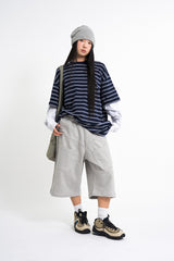 Tens rivet bermuda sweatpants