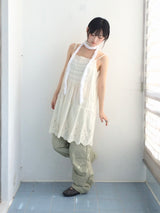 Natural Nylon Volume Pants