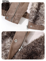 Urban Safari Quilting Wool High Neck Zip-Up