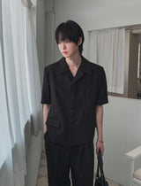 Chloe Stan Collar Half Crop Blazer
