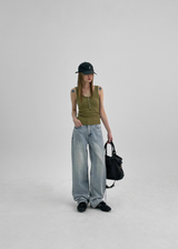 [MADE] Demure Mid-Rise Denim Pants