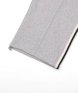 Track Line Pintuck Sweatpants - Gray