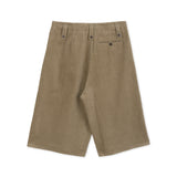 BROWN CORDUROY BERMUDA PANTS