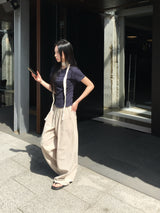 レオンスリムボタン半袖Tシャツ (4c)