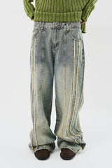 Beam Track Wide Denim (2color)