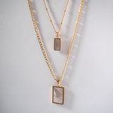 Rhea Mother of Pearl Necklace (SIZE S)