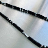 Minimalist Tactical Black & Silver Chain