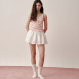 Beads Lip Sleeveless (Pink)