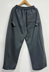 FLEECE❤SNAP POINT BALLOON TRAINING PANTS💚🩷🧸🩶🖤6COLOR