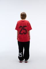 ウィークエンドウォリアーピーポーアートワークTシャツ (レッド)