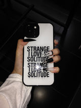 I love solitude epoxy phone case