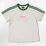 Liquid Ribbon Semi Crop T-Shirts - 6COLOR