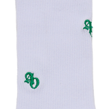 25SS SMALL SYMBOL LOGO POINT SOCKS WHITE