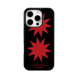 [MADE] black spark epoxy bumper case - red