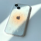 Orange_Baby Rabbit Pattern Phone Case
