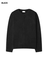 (UNISEX)ウールブレンド ニット カーディガン