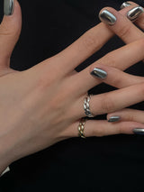 TWISTED DEW RING