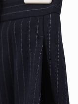 PAPERMOON PIN STRIPE PLEATE TROUSER