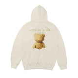 24FW ブロックベアフーディー クリーム