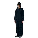 BASIC LOGO SWEAT PANTS [BLACK]