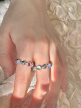 (Open Ring)Creamy Cabochon Ring