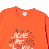 25SS UNIVERSE DRAWING SHORT SLEEVE T-SHIRT ORANGE