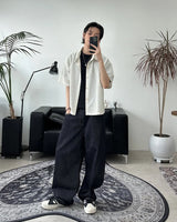 Ropel Summer Non-Faded Raw Denim Pants