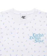 W フラワーセラーロゴ半袖Tシャツ ホワイト(CV2GMFT514A)
