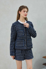 COMELY TWEED JACKET / BLACK