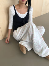 Romanty Shirring Sleeveless