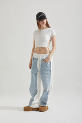 PATCH DENIM -WHITE