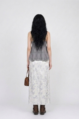 LACE BREEZE BUTTON CAMI TOP (WHITE, VIOLET GRAY 2COLORS!)