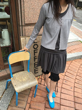 Liline Ribbon Shirring Capri Leggings Pants