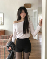 [U-BASIC] Glee Basic Brushed Boat Neck Long Sleeve