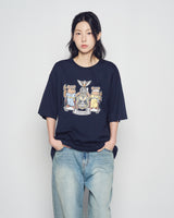 25FW NYオマージュ半袖Tシャツ ダークネイビー